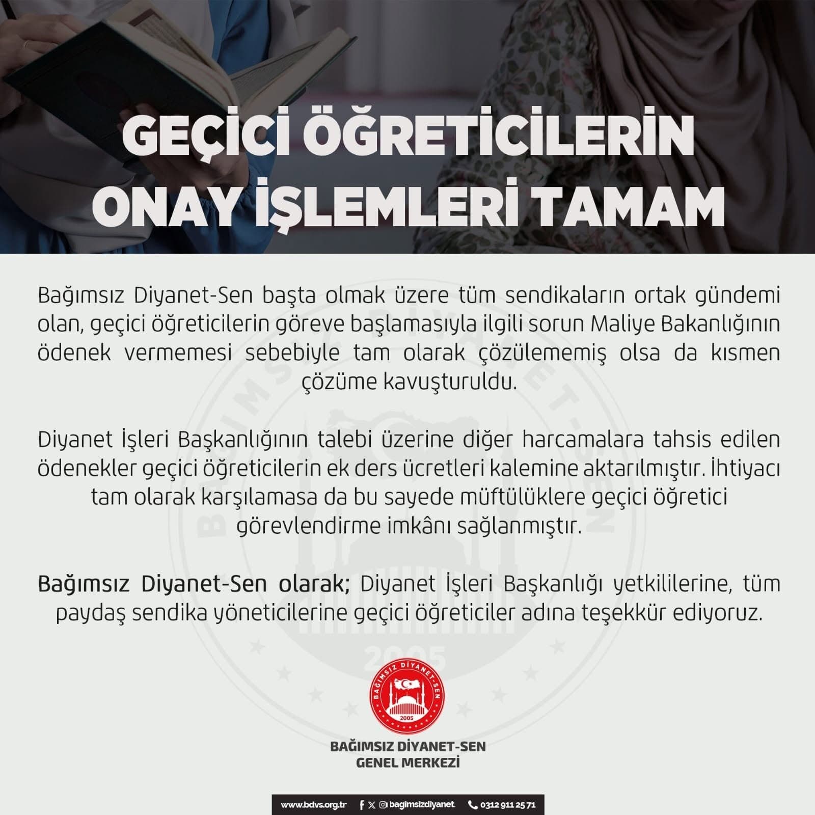 Geçici Öğreticilerin Onay İşlemleri Tamam 1