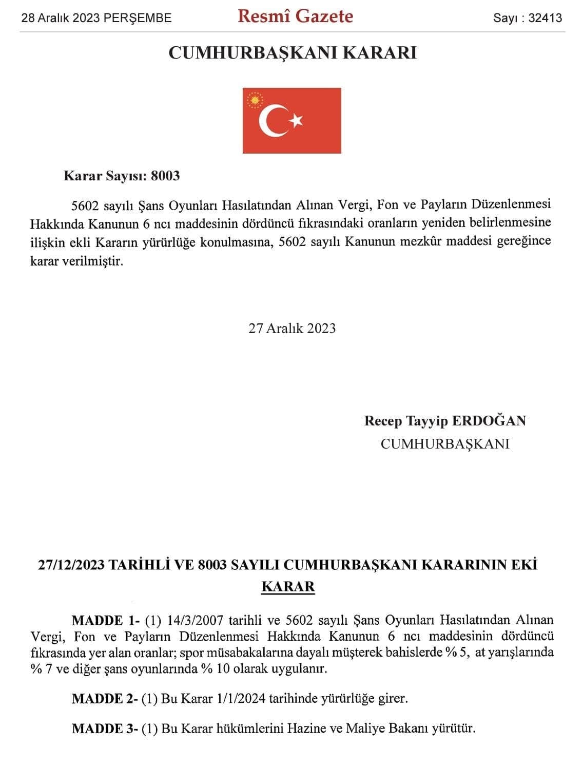Kumara Vergi İndirimi Yapıldı 1