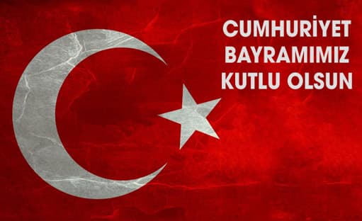 29 Ekim Cumhuriyet Bayramınız kutlu olsun