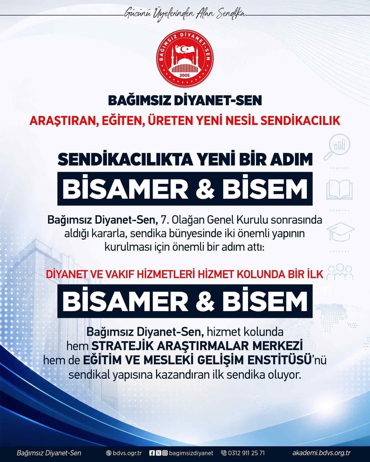 Araştıran, Eğiten, Üreten Yeni Nesil Sendikacılık!
