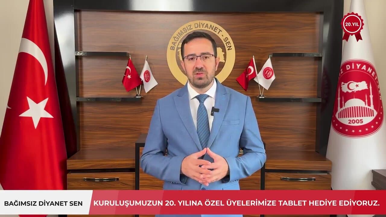 Bağımsız Diyanet-Sen Üyelerine Tablet Hediye Ediyor