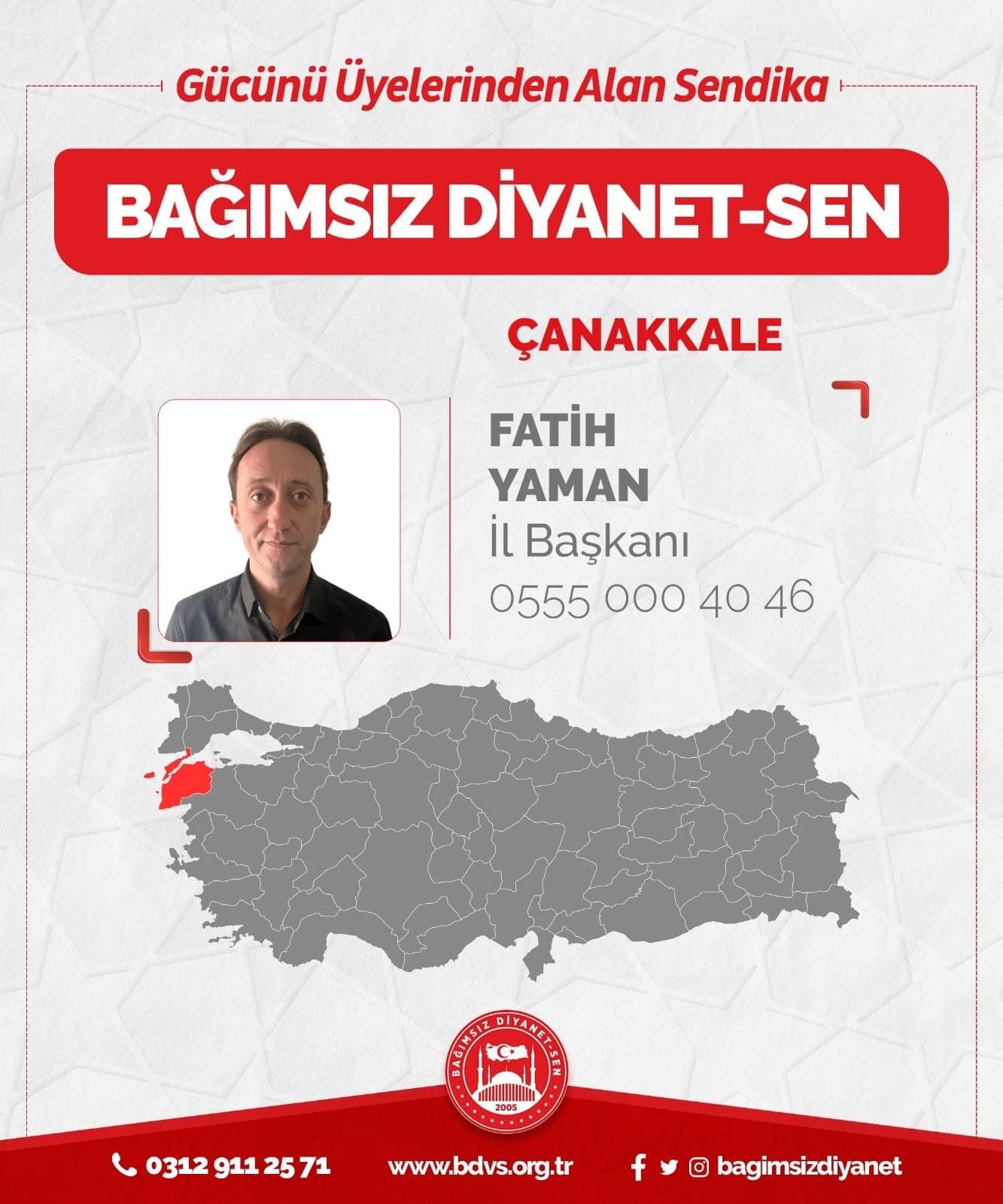 Çanakkale İl Başkanlığımız Hayırlı Olsun