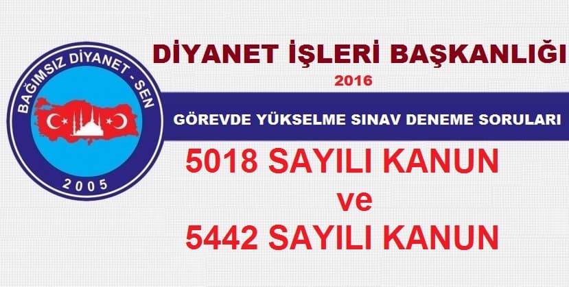 Diyanet Görevde Yükselme Mevzuat Deneme Sınav Soruları-2
