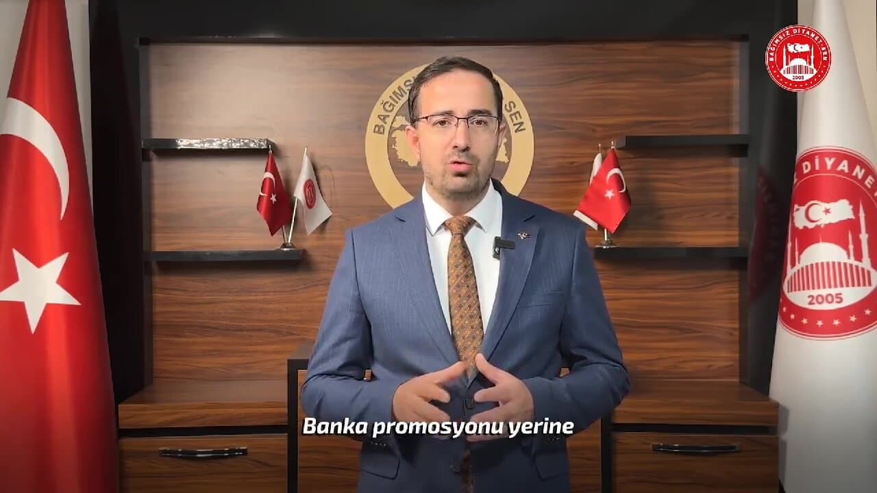 Diyanet Personeline Banka Promosyonu Yerine Faizsiz Finansman Verilsin!