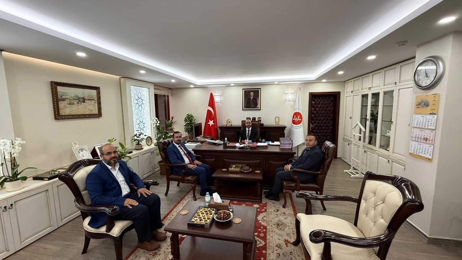 Hac ve Umre Hizmetleri Genel Müdürü Hüseyin Demirhan'a Hayırlı Olsun Ziyareti