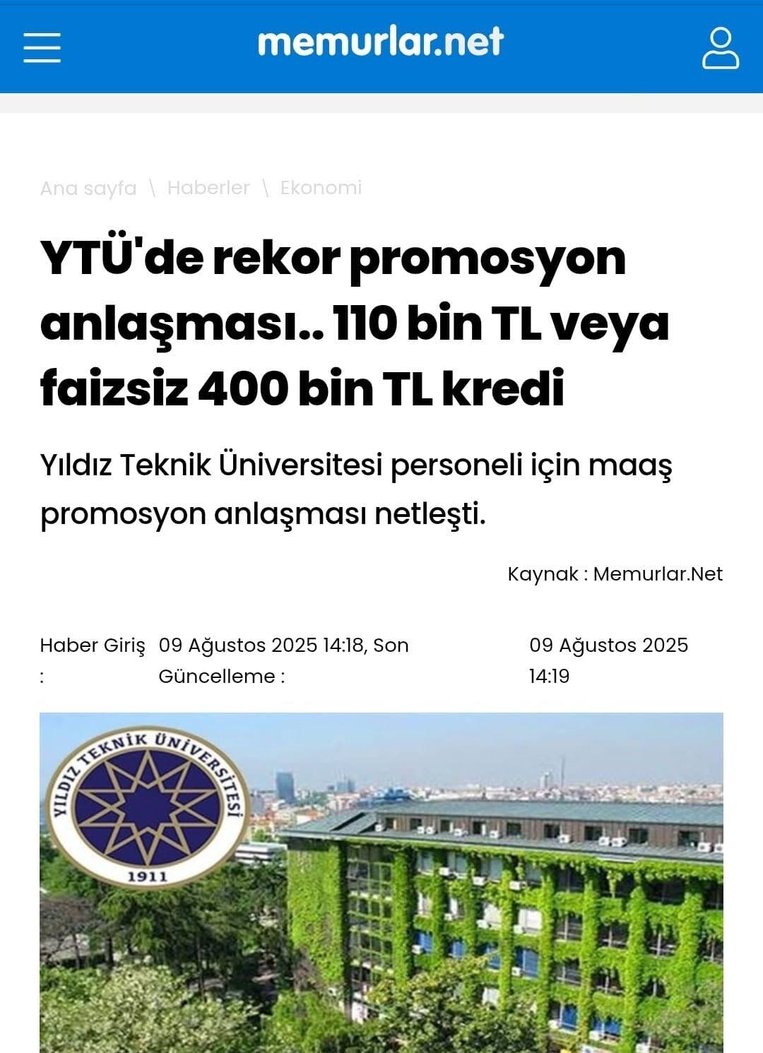 Üniversite Promosyon Yerine 400 Bin TL Faizsiz Finansman Aldı
